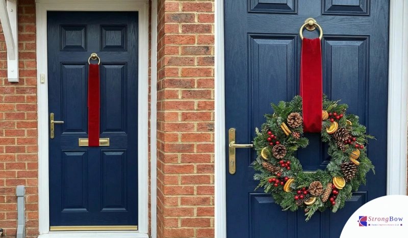 Ribbon Through Existing Door Furniture